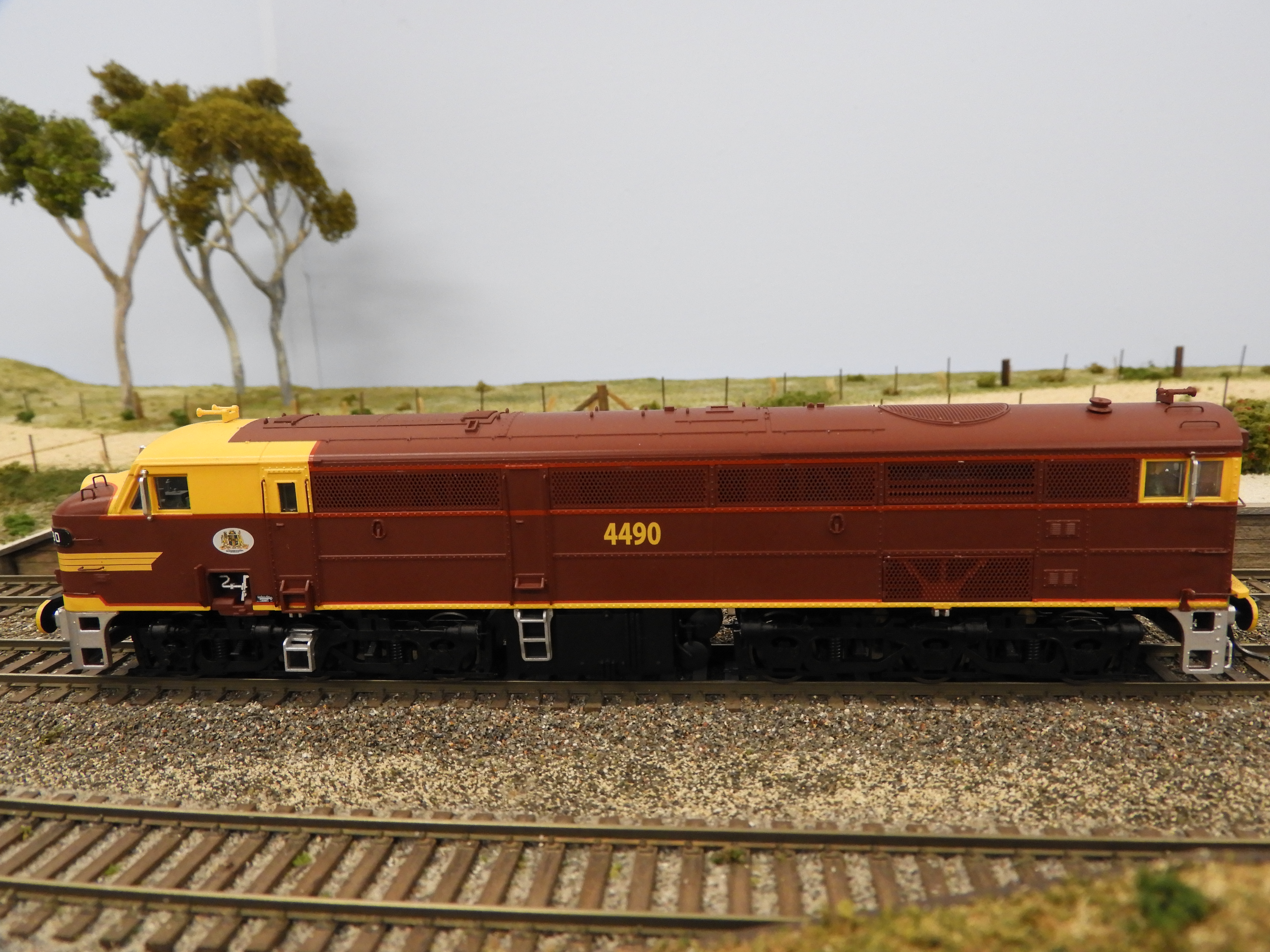 NSW 44 CLASS HO SCALE - 4490 - ORIGINAL INDIAN RED - $295